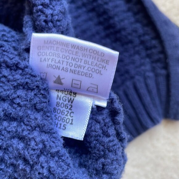 Hanna Andersson North Star Snowflake Fair Isle Zip Cardigan Sweater 18-24 months - Picture 8 of 11